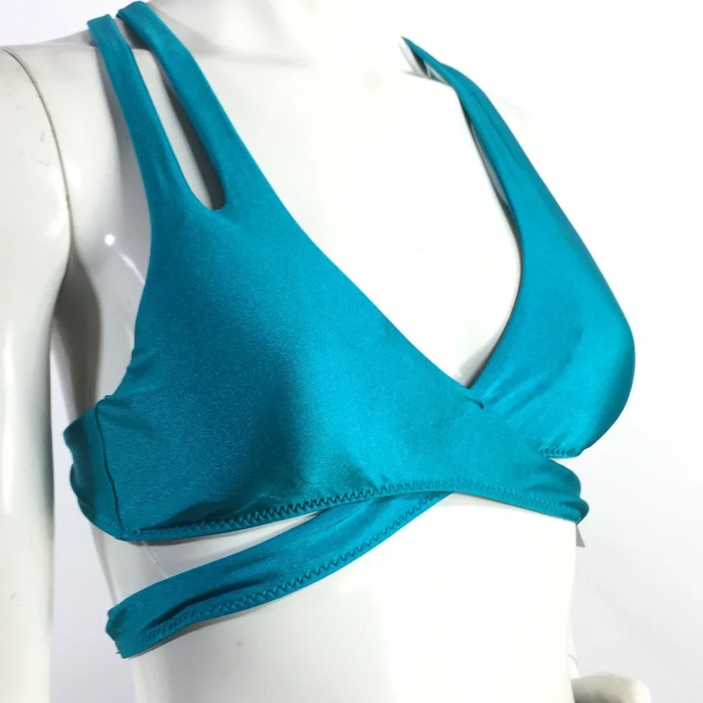 Becca Strappy Lace Up Back Bikini Top - Picture 7 of 15